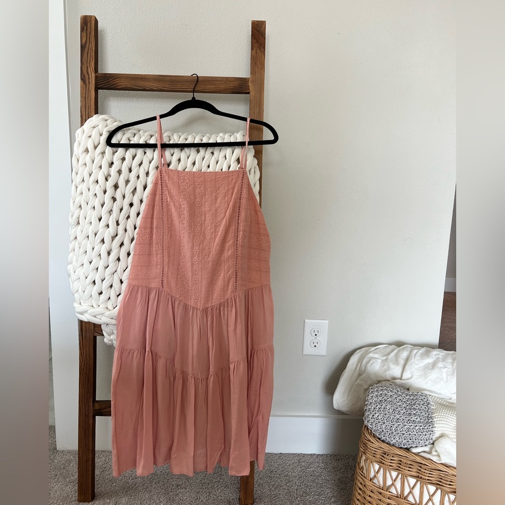 Pink Detail Top Dress